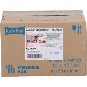 ISOTONISCHE Kochsalzlösung 100ml halbgefüllt