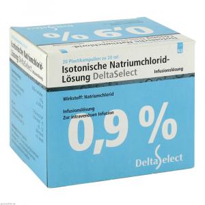 ISOTONISCHE NaCl 0,9% DELTAMEDICA Inf.-Lsg.Pl.Amp.
