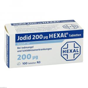 JODID 200 HEXAL Tabletten (100 St) Preisvergleich, PZN 3105998 ...