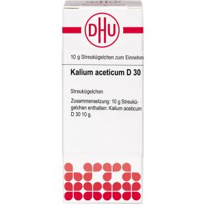 KALIUM ACETICUM D 30 Globuli Ind.Fert.