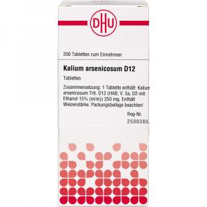 KALIUM ARSENICOSUM D 12 Tabletten