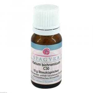 KALIUM BICHROMICUM C 30 Globuli