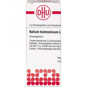 KALIUM BICHROMICUM LM XXX Globuli