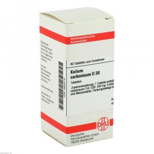 KALIUM CARBONICUM D 30 Tabletten KALIUM CARBONICUM D 30 Tabletten