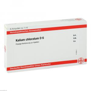 KALIUM CHLORATUM D 6 Ampullen