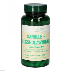 KAMILLE+SÜSSHOLZWURZEL Bios Kapseln