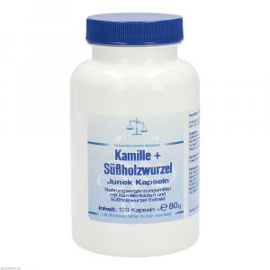 KAMILLE+SÜSSHOLZWURZEL Junek Kapseln