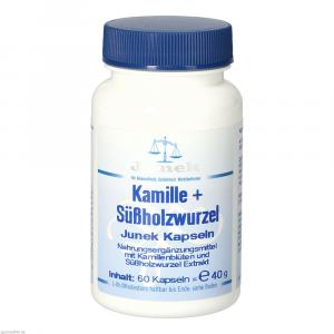 KAMILLE+SÜSSHOLZWURZEL Junek Kapseln
