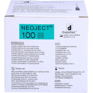 KANÜLEN Einmal Neoject Gr.16 0,6x25 mm