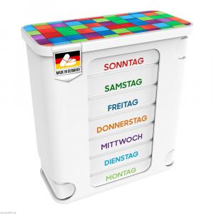 KERPERS Pillendose 7-Tage bunt