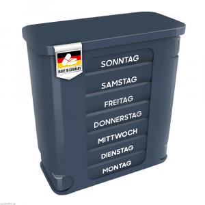 KERPERS Pillendose 7-Tage grau/blau