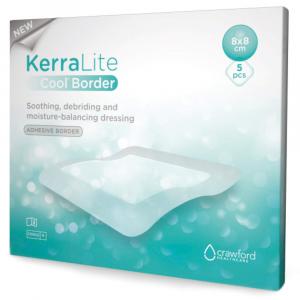 KERRALITE Cool Border 8x8 cm Wundauflage haftend