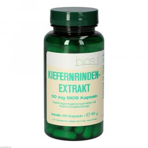 KIEFERNRINDENEXTRAKT 50 mg Bios Kapseln