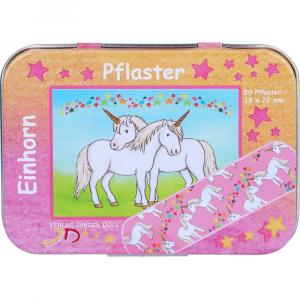 KINDERPFLASTER Einhorn Dose
