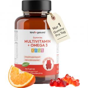 KINDGESUND Multivitamin+Omega-3 Fruchtgummies