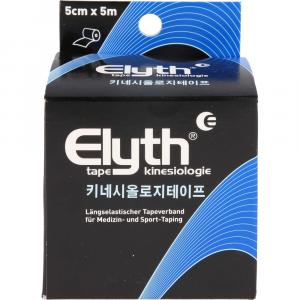 KINESIOLOGIE Tape Elyth 5 cmx5 m schwarz