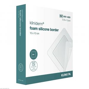 KLINIDERM foam silicone Border 10x10 cm