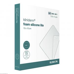 KLINIDERM foam silicone lite 10x10 cm steril