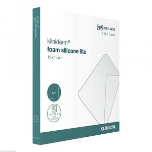 KLINIDERM foam silicone lite 15x15 cm steril