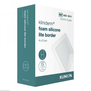KLINIDERM foam silicone lite Border 4x5 cm