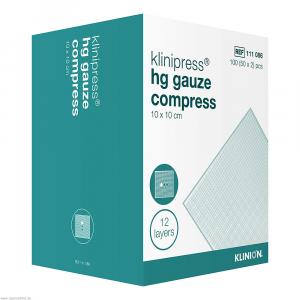 KLINIPRESS hg gauze compress 10x10 cm steril 12l.