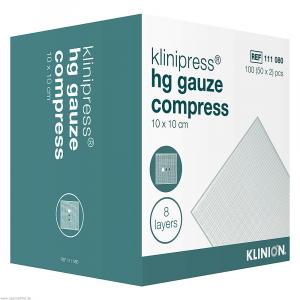 KLINIPRESS hg gauze compress 10x10 cm steril 8lag.
