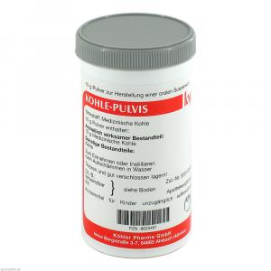 KOHLE pulvis Pulver