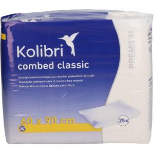 KOLIBRI combed Krankenunt.premium classic 60x90 cm