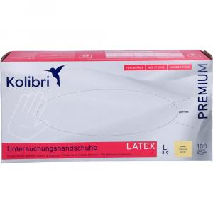KOLIBRI Premium U.Hands.Latex unst.pf L weiß