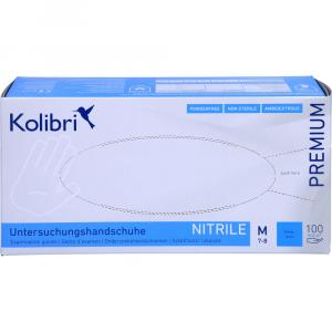 KOLIBRI Premium U.Hands.Nitril unst.pf M blau
