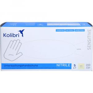 KOLIBRI Sens.U.Hands.Nitril unst.pf S weiß