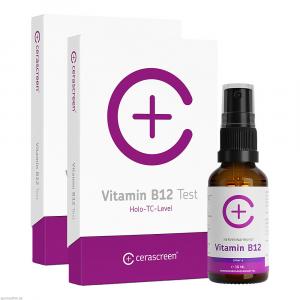 KONTROLLSET 2 Vitamin B12 Test+Vitamin B12 Spray