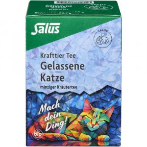 KRAFTTIER Tee Gelassene Katze Bio Salus Filterbtl.