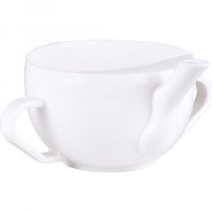 KRANKENTASSE Kunststoff m. 2 Henkeln weiß