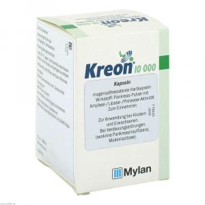 KREON 10.000 Hartkps.m.magensaftr.überz.Pellets