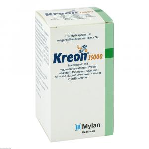 KREON 25.000 Hartkps.m.magensaftr.überz.Pellets