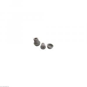 KRÜCKENKAPSEL mit Spikes 16 mm grau