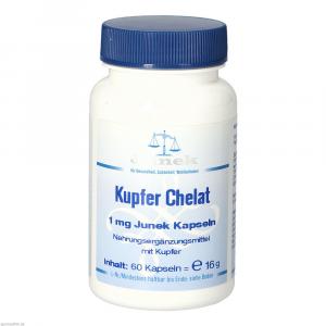 KUPFER CHELAT 1 mg Junek Kapseln