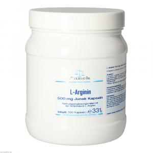 L-ARGININ 500 mg Junek Kapseln