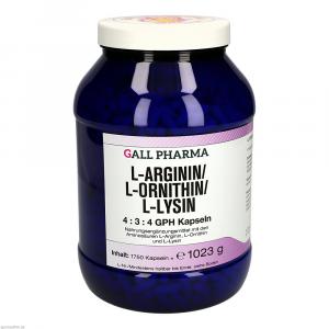 L-ARGININ/L-ORNITHIN/L-Lysin 4:3:4 GPH Kapseln