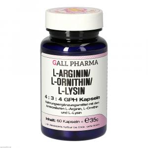 L-ARGININ/L-ORNITHIN/L-Lysin 4:3:4 GPH Kapseln