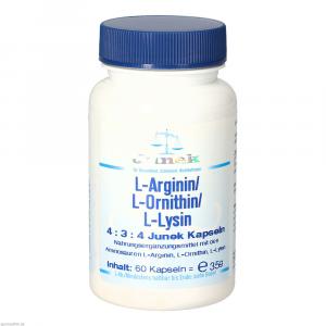 L-ARGININ/L-ORNITHIN/L-Lysin 4:3:4 Junek Kapseln
