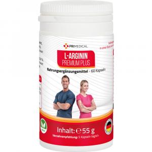 L-ARGININ PREMIUM Plus vegan Primedical Kapseln