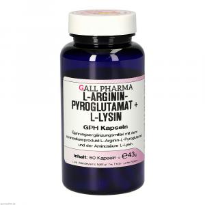 L-ARGININPYROGLUTAMAT+L-Lysin 1:1 GPH Kapseln