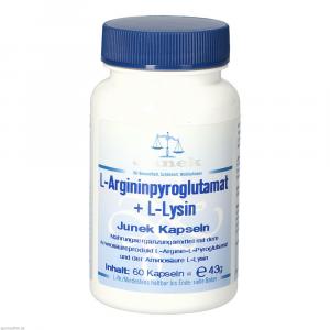 L-ARGININPYROGLUTAMAT+L-Lysin Junek Kapseln