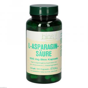 L-ASPARAGINSÄURE 500 mg Bios Kapseln