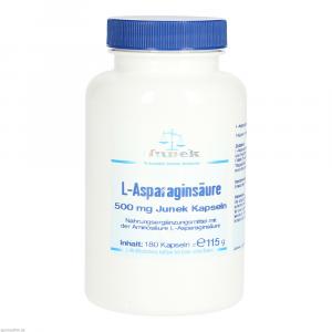 L-ASPARAGINSÄURE 500 mg Junek Kapseln