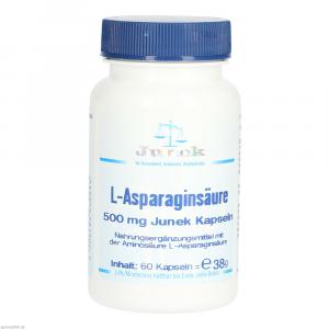 L-ASPARAGINSÄURE 500 mg Junek Kapseln