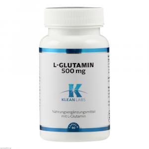 L-GLUTAMIN 500 mg KLEAN LABS Kapseln