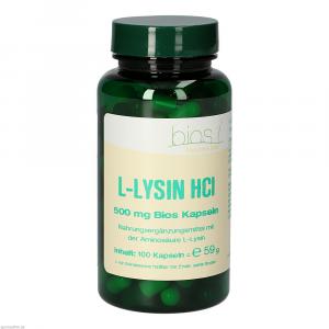 L-LYSIN HCL 500 mg Bios Kapseln